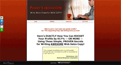 Desktop Screenshot of powercopywriting.ws